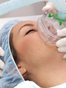 Frau vor OP/ PDF Verlinkung