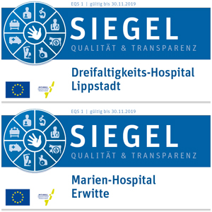 Logo Siegel Marien Hospital Erwitte